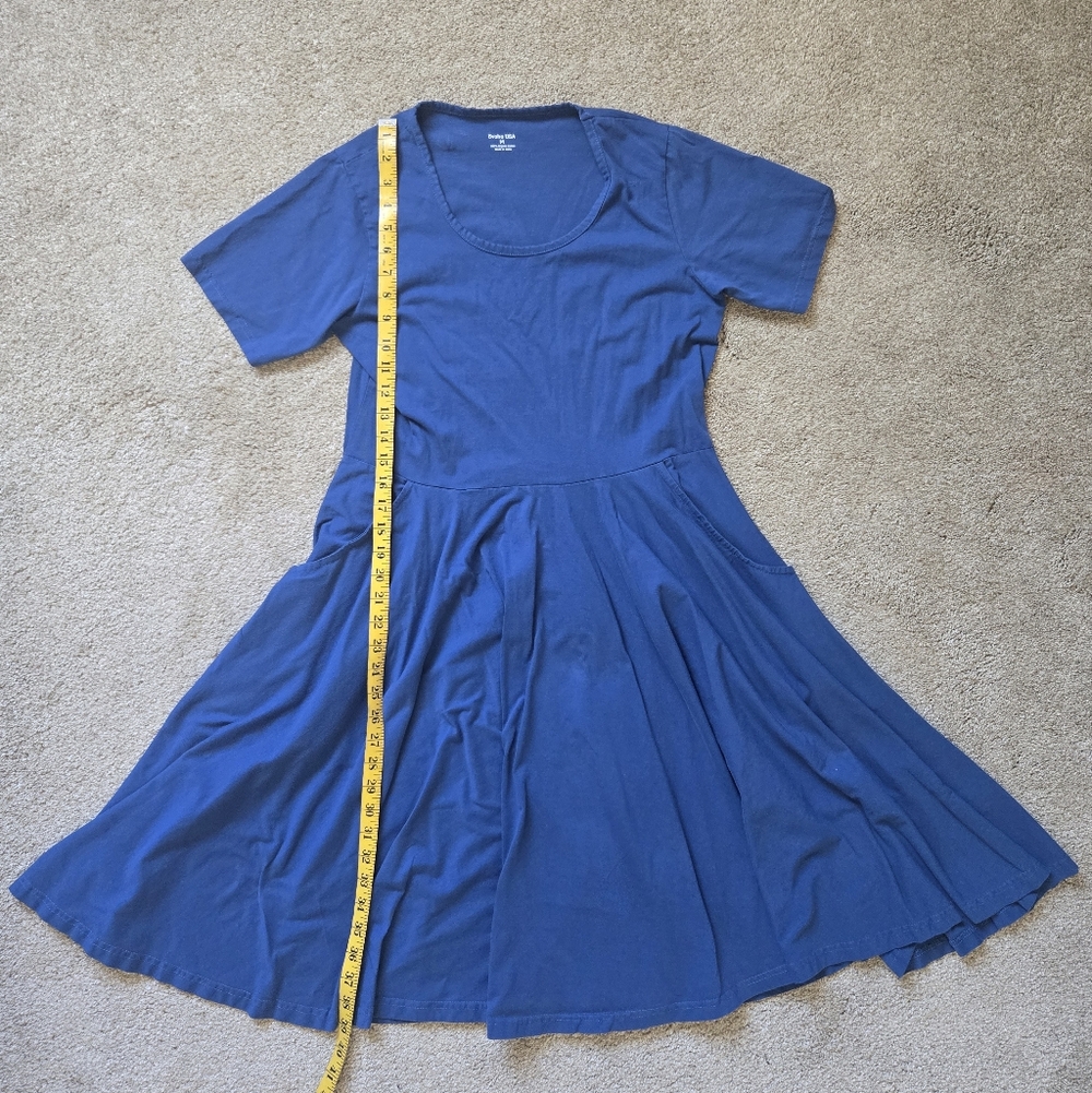 Svaha Navy Blue Twirl Dress Size M - Picture 8 of 10